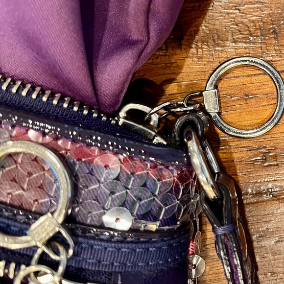 Coach Poppy Plaid Sequin Crossbody Collectible EUC 🎁 Gift Ready - Picture 7 of 16